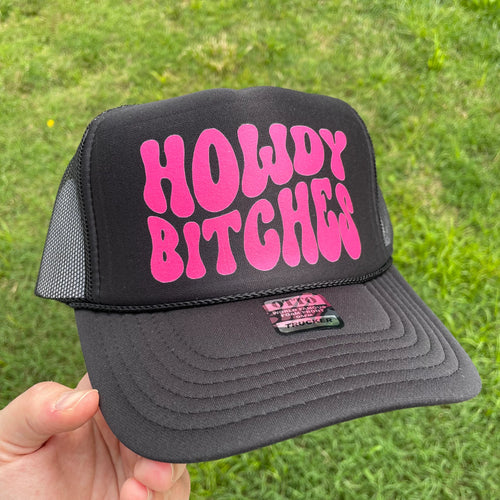 Howdy Bitches Hat DTF Transfer