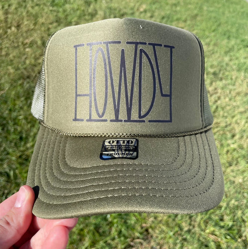 Howdy Hat DTF Transfer