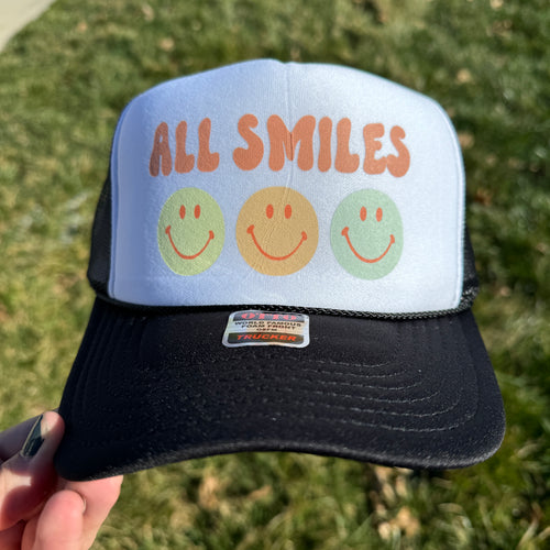 All Smiles - Western Foam Trucker Hat