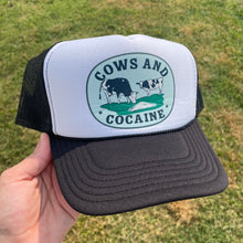 Load image into Gallery viewer, Cows &amp; Cocaine - Western Foam Trucker Hat