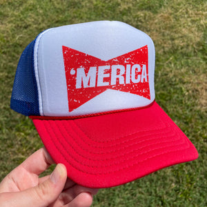 Merica - Western Foam Trucker Hat
