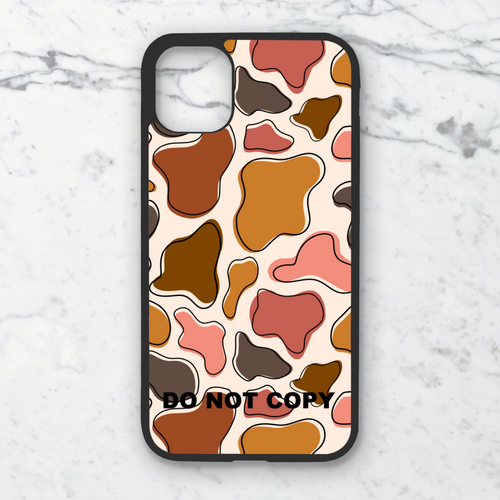 Modern Cow Print Phone Case **MADE TO ORDER**