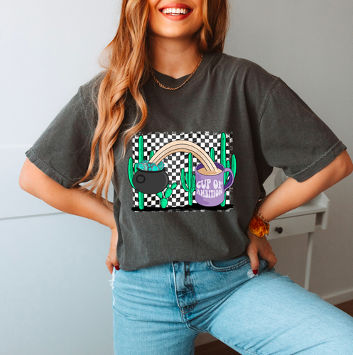 Checker Cup Of Ambition Shirt Or Sweatshirt