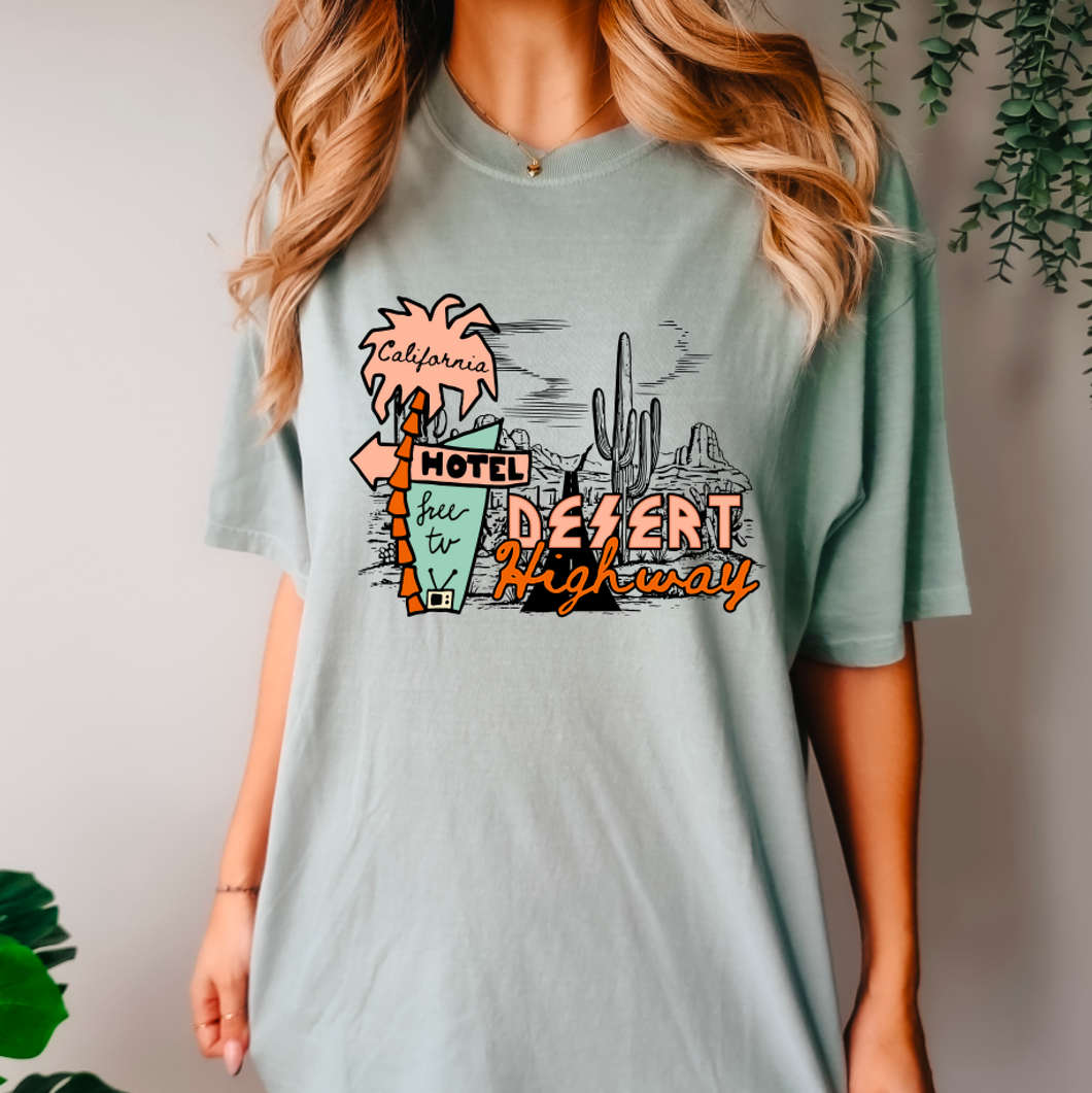 Desert Highway Hotel Shirt