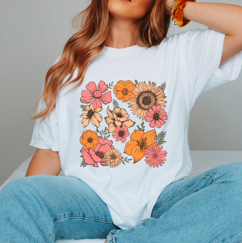 Colorful Flowers Shirt