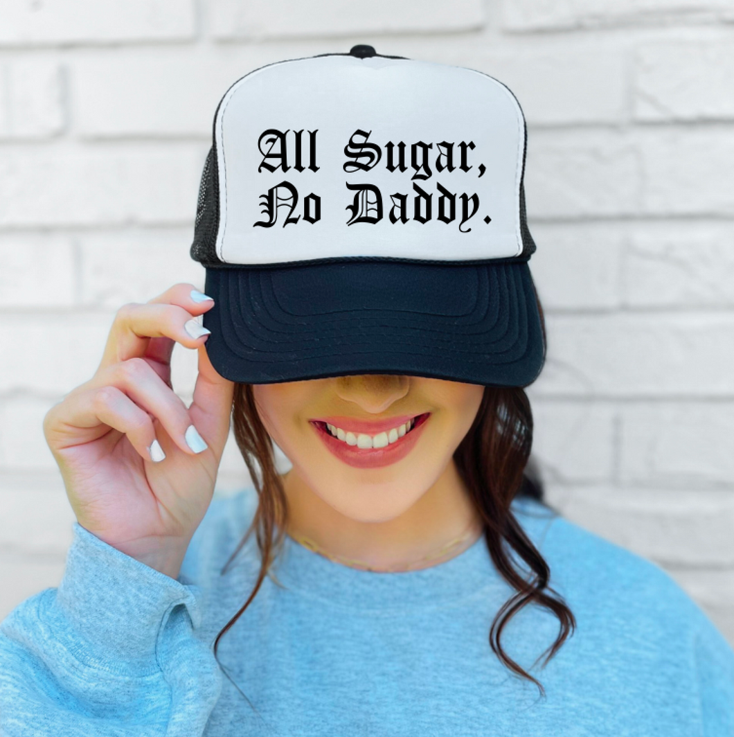 All Sugar No Daddy - Western Foam Trucker Hat