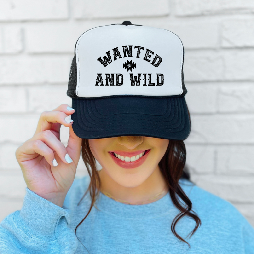 Wanted & Wild Hat DTF Transfer