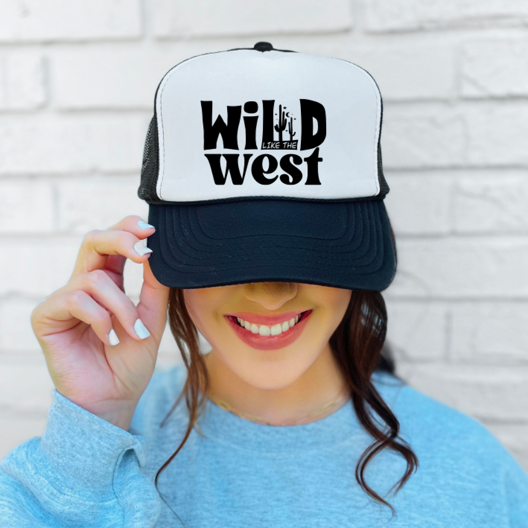 Wild Like The West Hat DTF Transfer