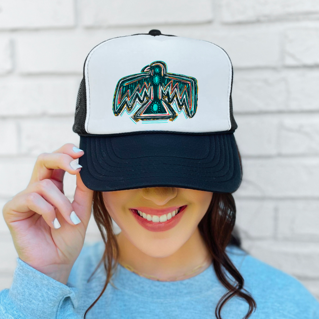 Colorful Thunderbird - Western Foam Trucker Hat