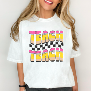 Teacher Checker Back To School DTF Transfer