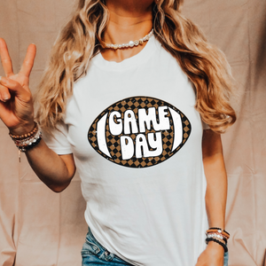 Checker Football Game Day Shirt