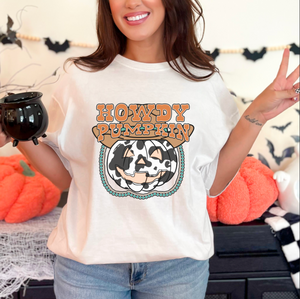 Howdy Pumpkin Halloween Shirt