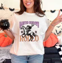 Load image into Gallery viewer, Haunted Hoedown Rodeo Halloween DTF Transfer