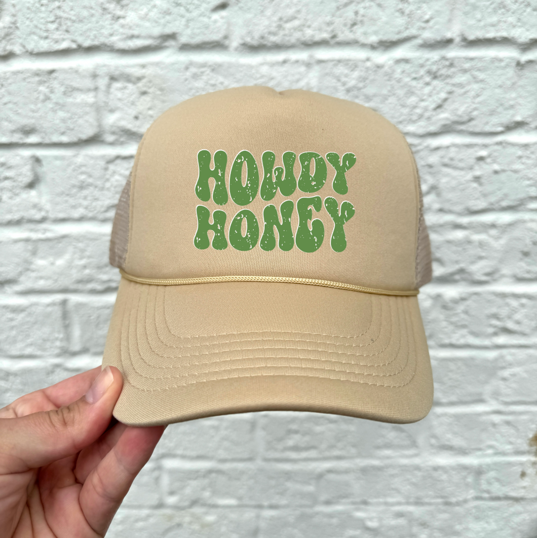 Howdy Honey Hat DTF Transfer