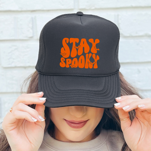 Stay Spooky Halloween Hat DTF Transfer