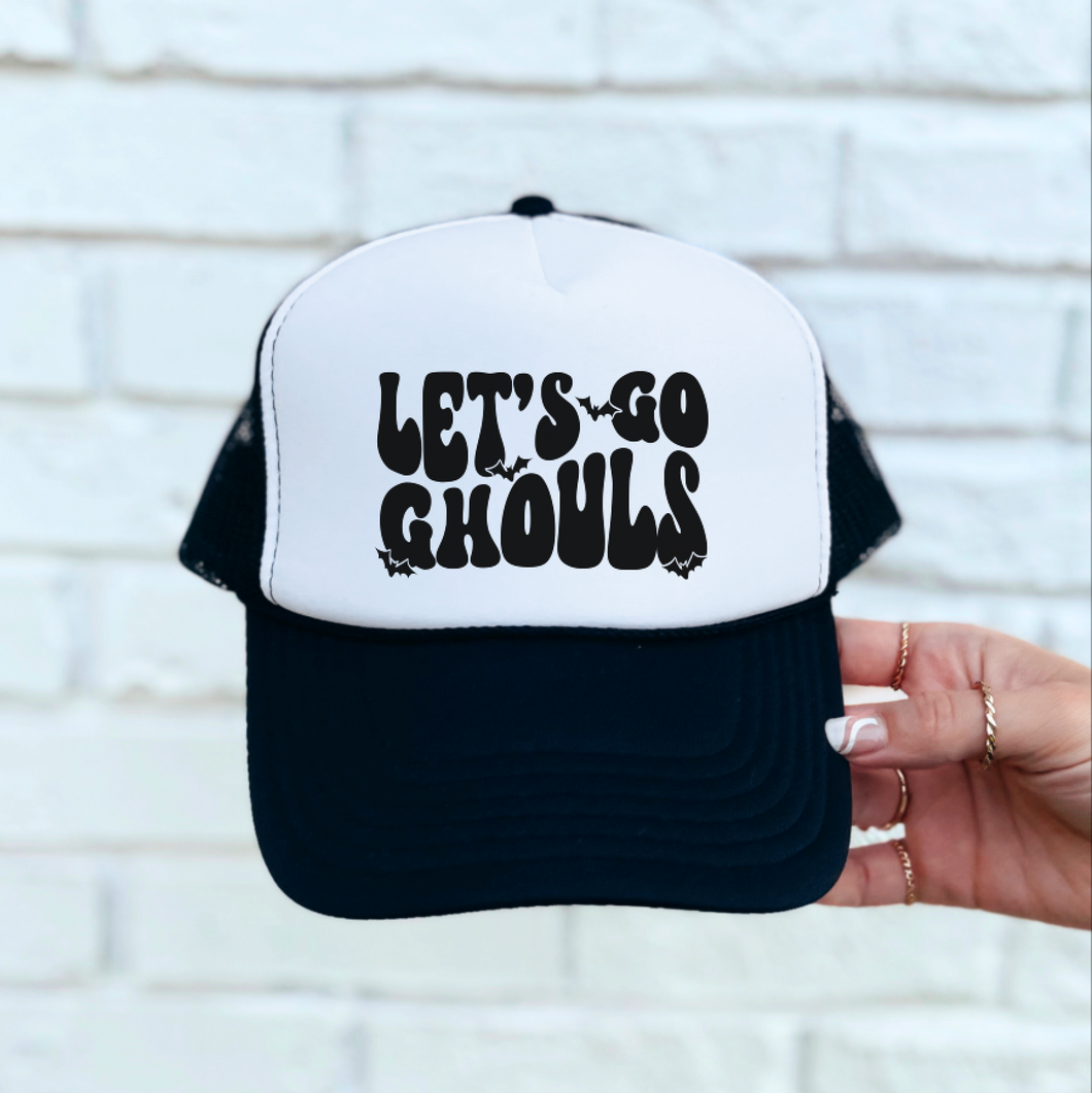 Let's Go Ghouls Halloween - Western Foam Trucker Hat
