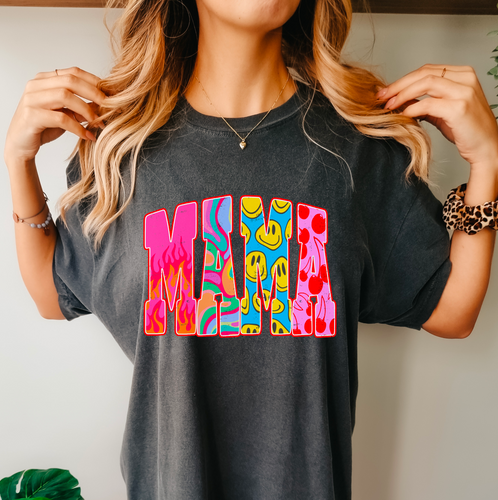 Mama Retro Colorful Shirt