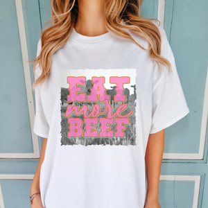 Eat More Beef Cow Shirt