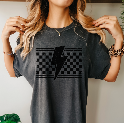 Checker Lightning Bolt Shirt