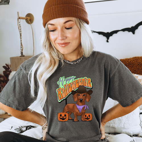 Happy Halloweenie Dog Shirt