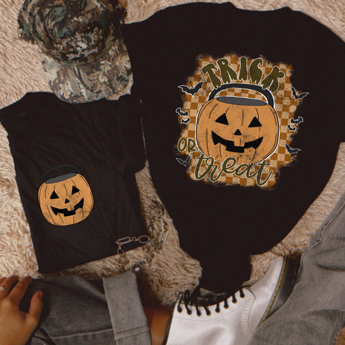 Trick Or Treat Pumpkin Halloween Shirt