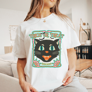 Trick Or Treat Black Cat Shirt