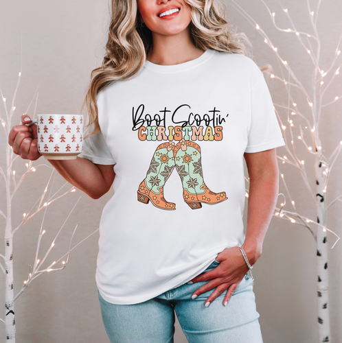 Boot Scootin' Christmas Shirt