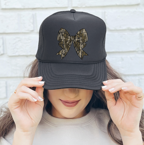 Bottomland Camo Bow Hat DTF Transfer