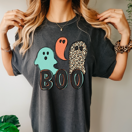 Boo Ghost Leopard Shirt