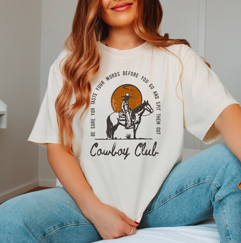 Cowboy Club DTF Transfer