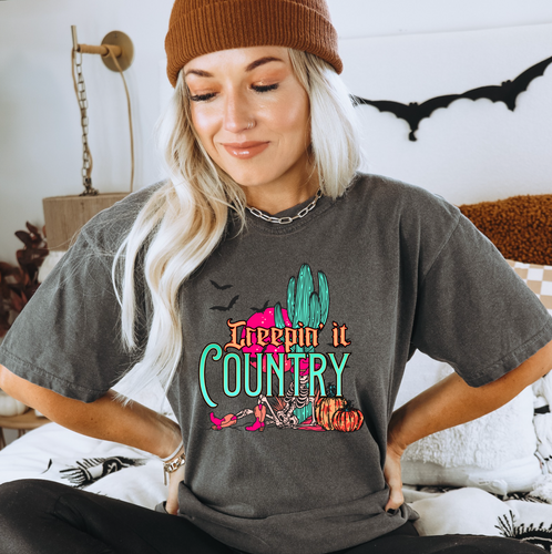 Creepin It Country Halloween Shirt