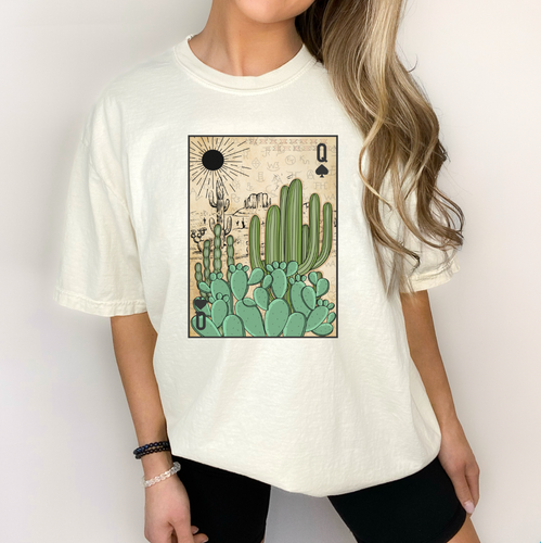 Desert Cactus Ace Card Shirt