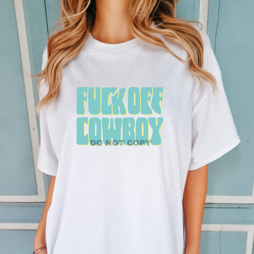 F Off Cowboy Blue Shirt