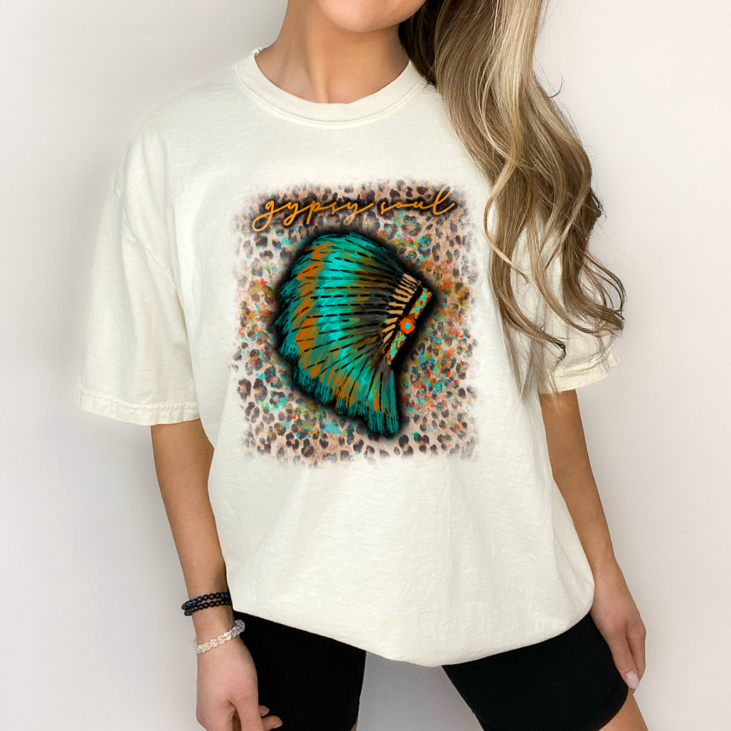 Leopard Gypsy Soul Shirt