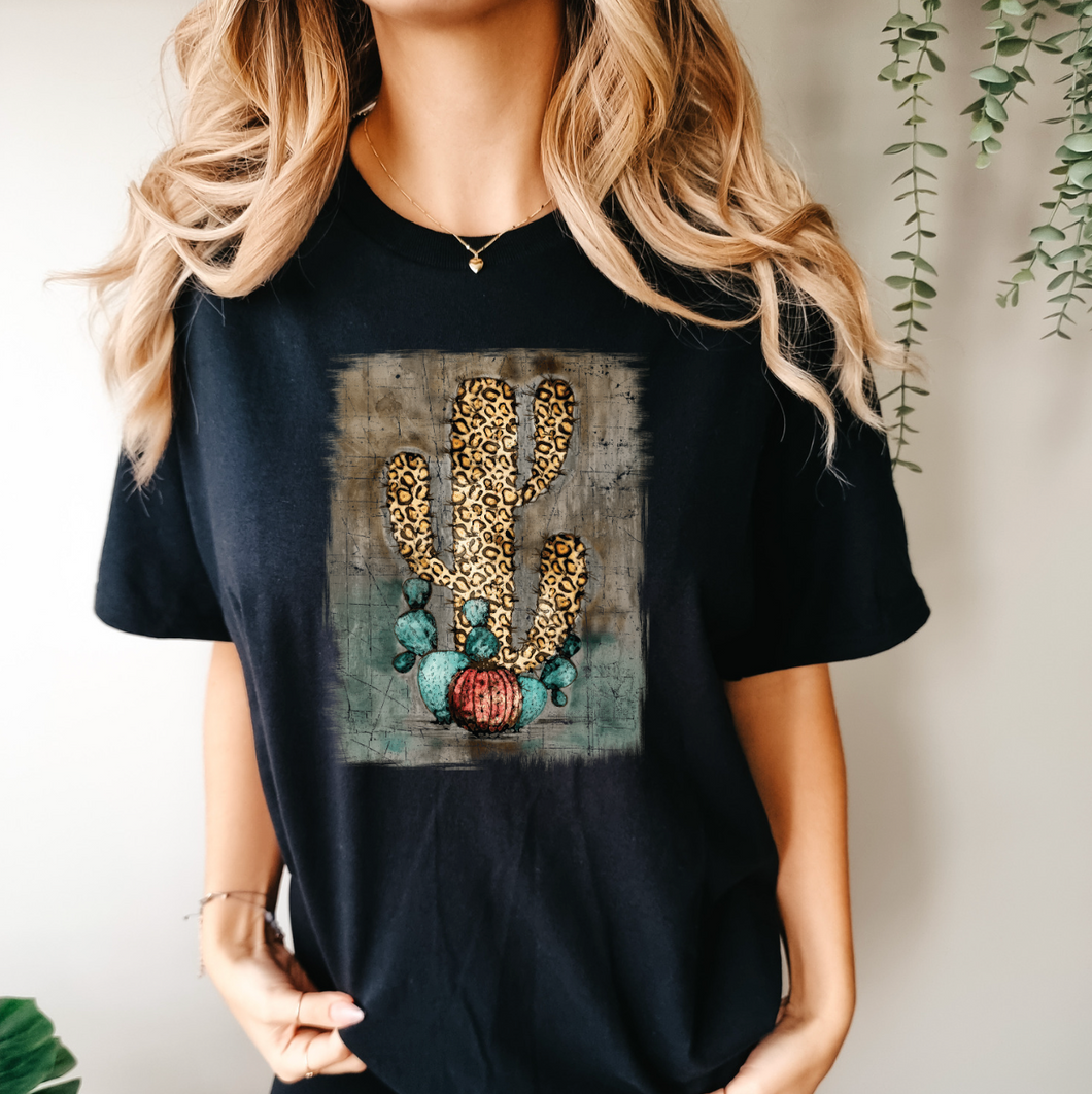 Leopard Cactus Shirt