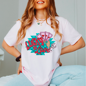 Lucky In Love Shirt Or Sweatshirt