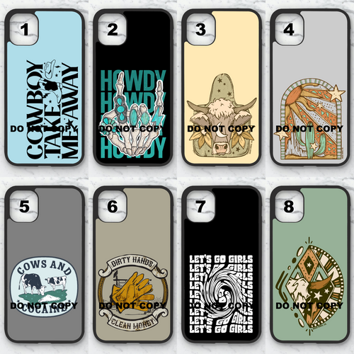 Western Phone Case **MADE TO ORDER**