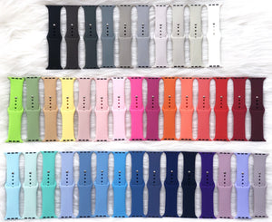 Apple watch bands in a wide range of colors - Small/Medium Wrist size.