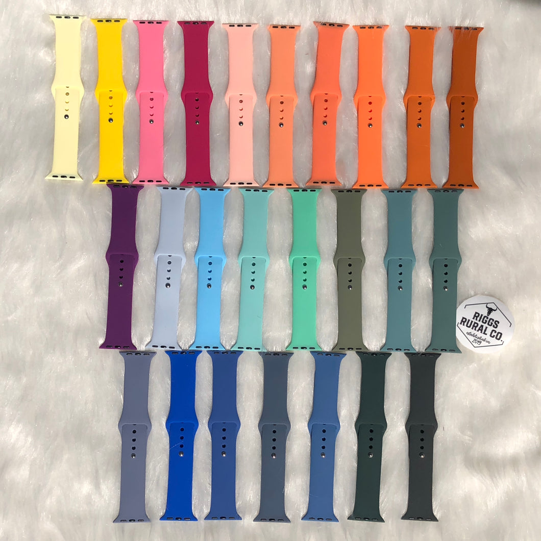 Apple watch bands in a wide range of colors - write size Small/Medium
