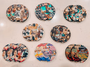 Collage Car Coasters