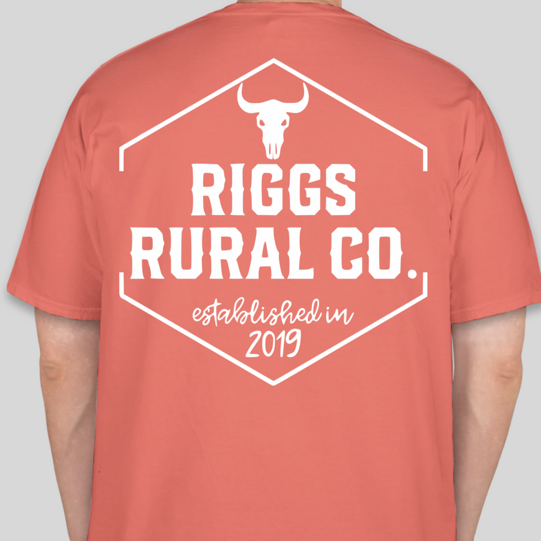 Riggs Rural Co. Comfort Colors Shirt - Watermelon