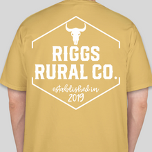 Load image into Gallery viewer, Riggs Rural Co. Comfort Colors Shirt - Mustard