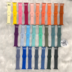 PLAIN Watch Band - M/L Wrist Size Colors 41-65