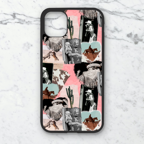 Pink Cowgirl Phone Case **MADE TO ORDER**