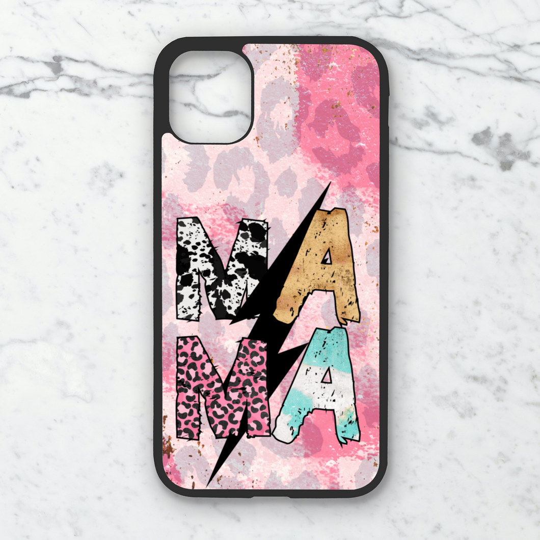 Mama Leopard Phone Case **MADE TO ORDER**