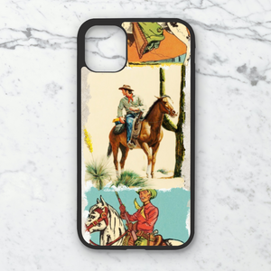 Old Cowboy Collage Phone Case **MADE TO ORDER**