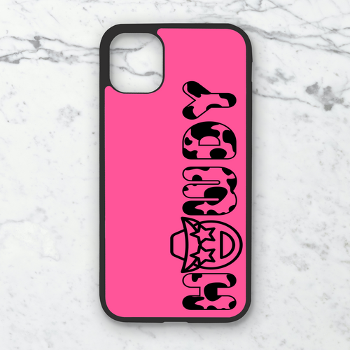 Hot Pink Howdy Phone Case **MADE TO ORDER**
