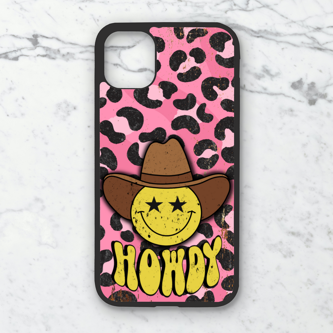 Smiley Cowboy Phone Case **MADE TO ORDER**