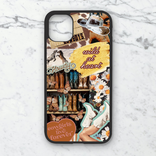Wild At Heart Phone Case **MADE TO ORDER**